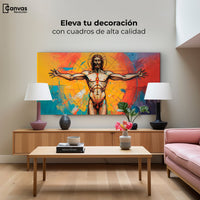 Cuadros Decorativos Canvas Revolution | Jesus Meditando | Montaje2