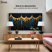 Cuadros Decorativos Canvas Revolution | Lluvia Brillante | Montaje2