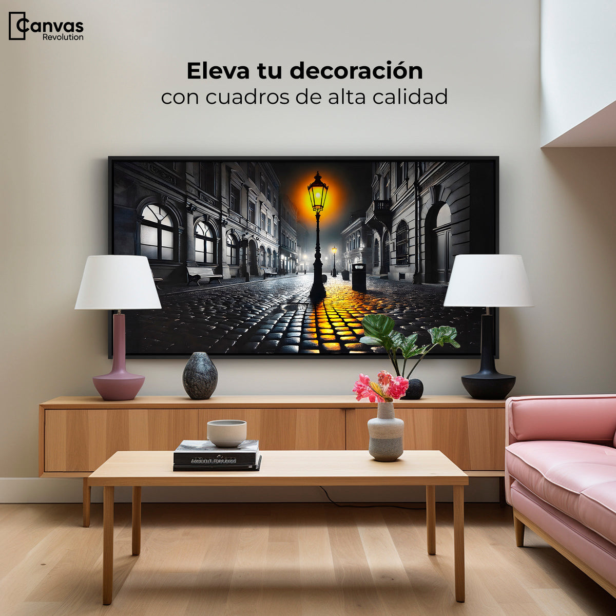 Cuadros Decorativos Canvas Revolution | Luz En El Pasado | Montaje2