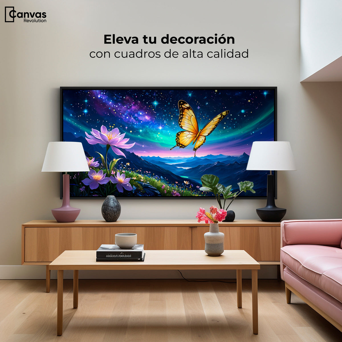 Cuadros Decorativos Canvas Revolution | Magia Nocturna | Montaje2