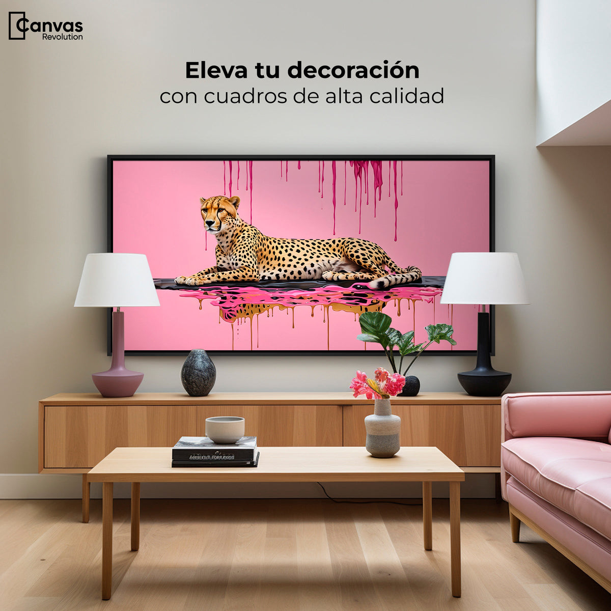 Cuadros Decorativos Canvas Revolution | Manchas Majestuosas | Montaje2