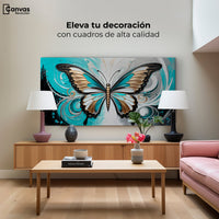 Cuadros Decorativos Canvas Revolution | Mariposa En Calma | Montaje2