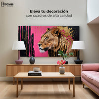 Cuadros Decorativos Canvas Revolution | Melena Majestuosa | Montaje2