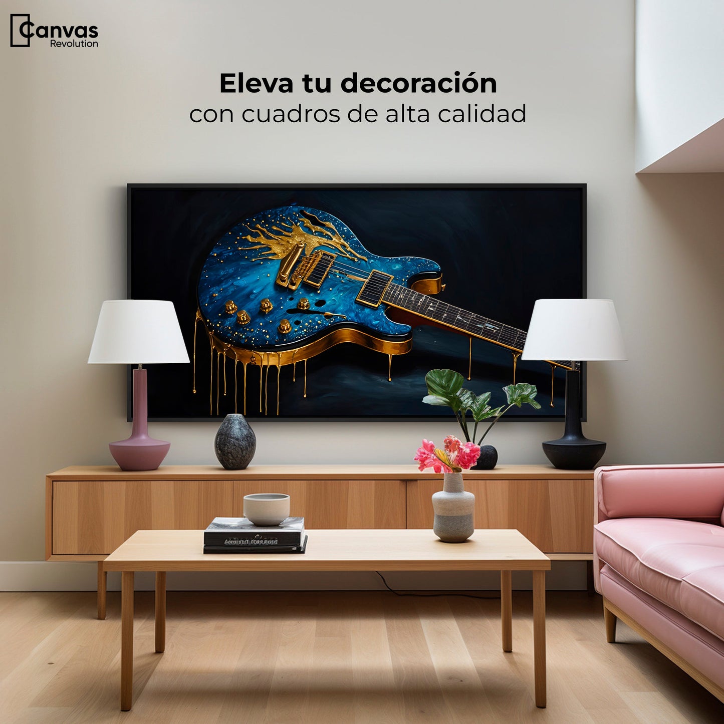 Cuadros Decorativos Canvas Revolution | Melodia Pintada | Montaje2
