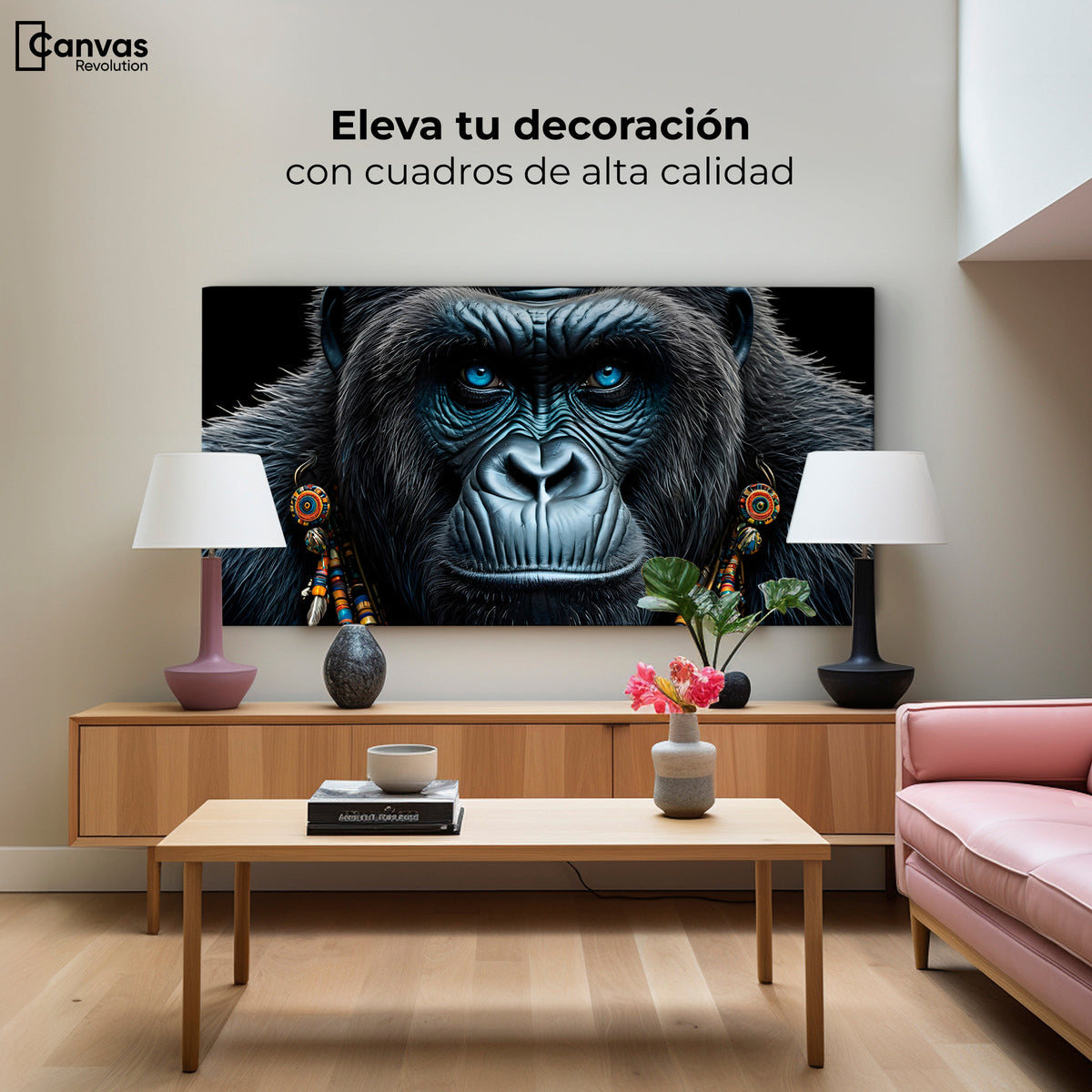 Cuadros Decorativos Canvas Revolution | Mirada Profunda | Montaje2
