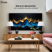 Cuadros Decorativos Canvas Revolution | Ondas Preciosas | Montaje2
