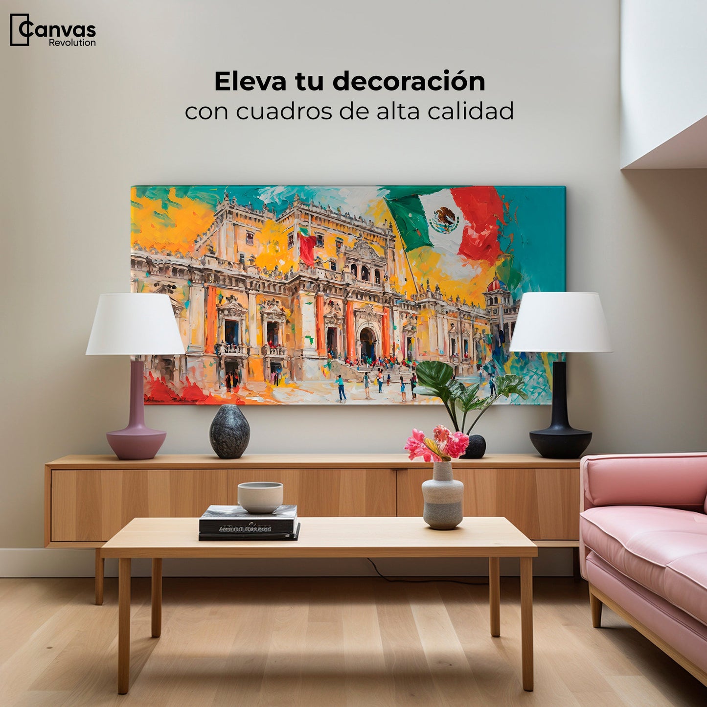 Cuadros Decorativos Canvas Revolution | Palacio Nacional | Montaje2