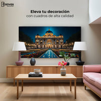 Cuadros Decorativos Canvas Revolution | Palacio Nocturno | Montaje2