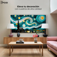 Cuadros Decorativos Canvas Revolution | Paz Estrellada | Montaje2