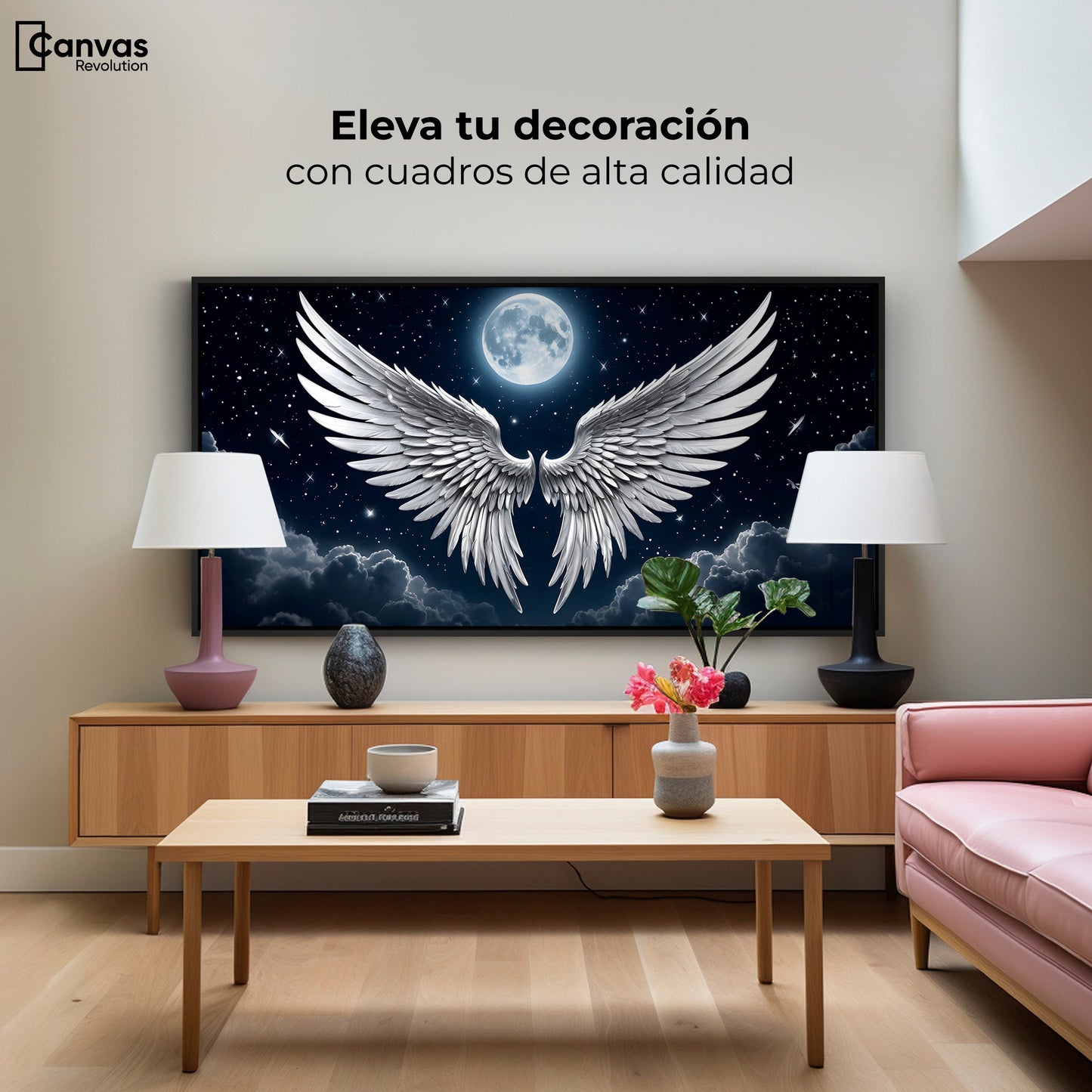 Cuadros Decorativos Canvas Revolution | Plumas Del Alma | Montaje2