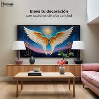 Cuadros Decorativos Canvas Revolution | Plumas Eternas | Montaje2