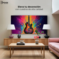 Cuadros Decorativos Canvas Revolution | Ritmo Explosivo | Montaje2