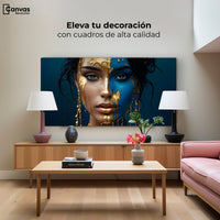 Cuadros Decorativos Canvas Revolution | Rostro Abstracto | Montaje2