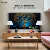 Cuadros Decorativos Canvas Revolution | Sabiduria Dorada | Montaje2