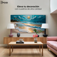 Cuadros Decorativos Canvas Revolution | Silencio En Playa | Montaje2
