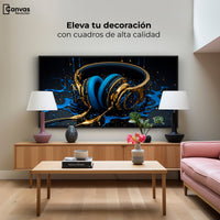 Cuadros Decorativos Canvas Revolution | Sinfonia Liquida | Montaje2