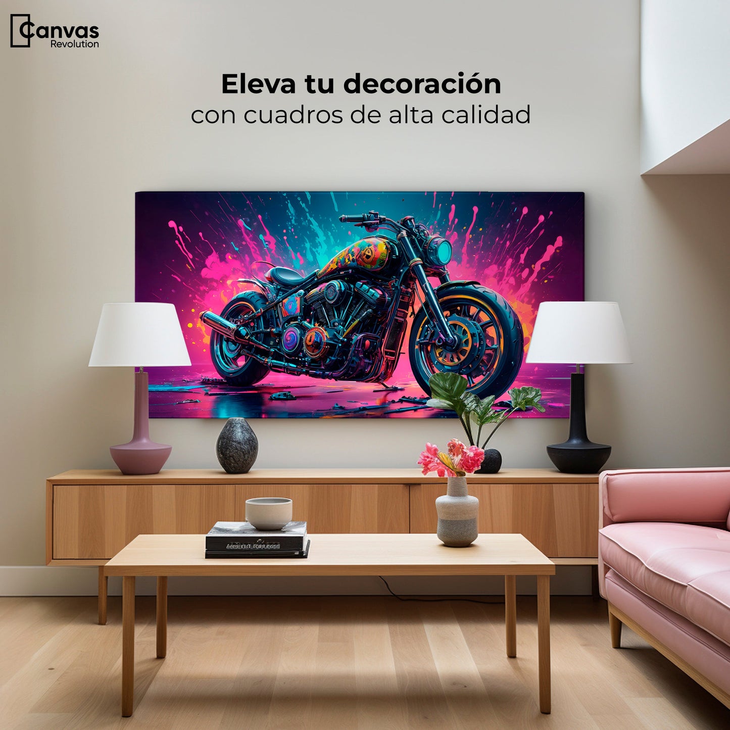 Cuadros Decorativos Canvas Revolution | Sueno Motorizado | Montaje2