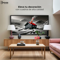 Cuadros Decorativos Canvas Revolution | Techo En Fuego | Montaje2