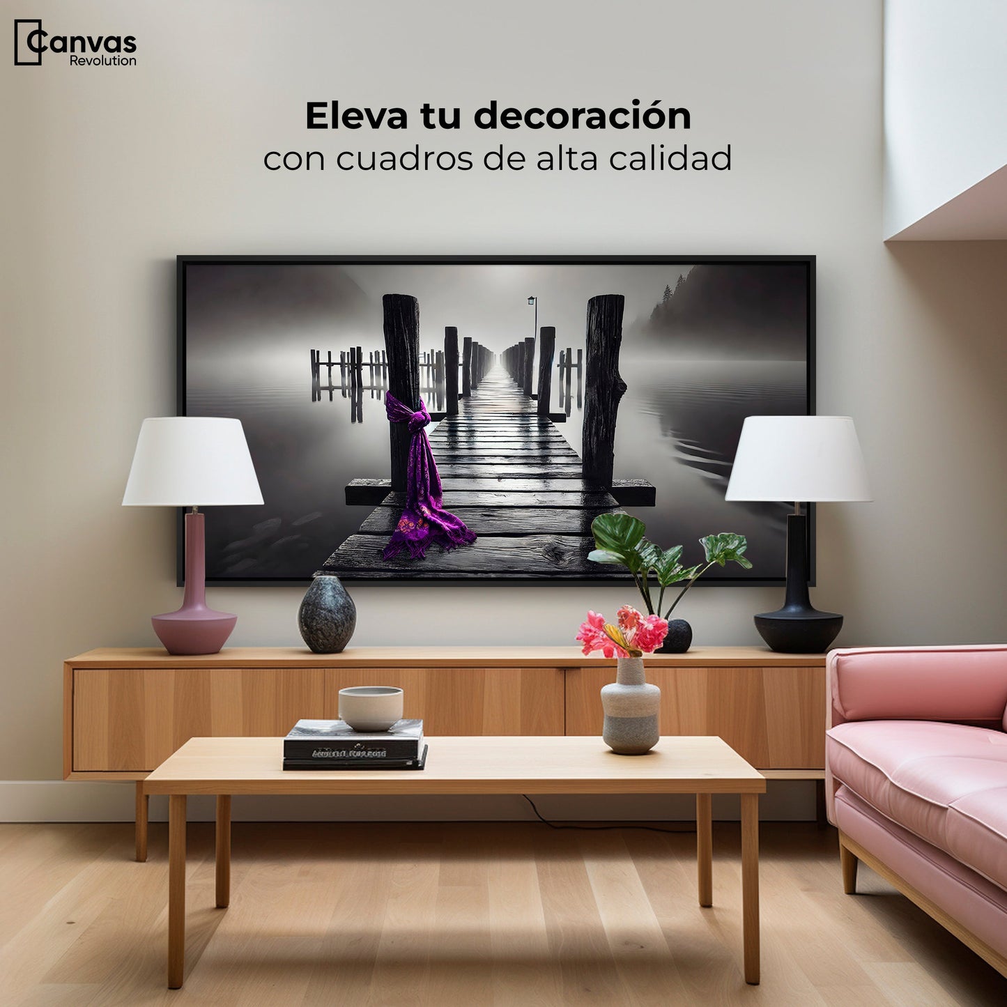 Cuadros Decorativos Canvas Revolution | Tela Al Viento | Montaje2