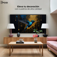 Cuadros Decorativos Canvas Revolution | Travesia Dorada | Montaje2