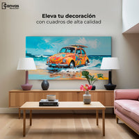 Cuadros Decorativos Canvas Revolution | Vocho Vacacional | Montaje2
