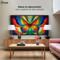 Cuadros Decorativos Canvas Revolution | Vuelo Fragmentado | Montaje2