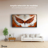 Cuadros Decorativos Canvas Revolution | Alas Angel Fuerza | Montaje3