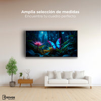 Cuadros Decorativos Canvas Revolution | Alas Brillantes | Montaje3