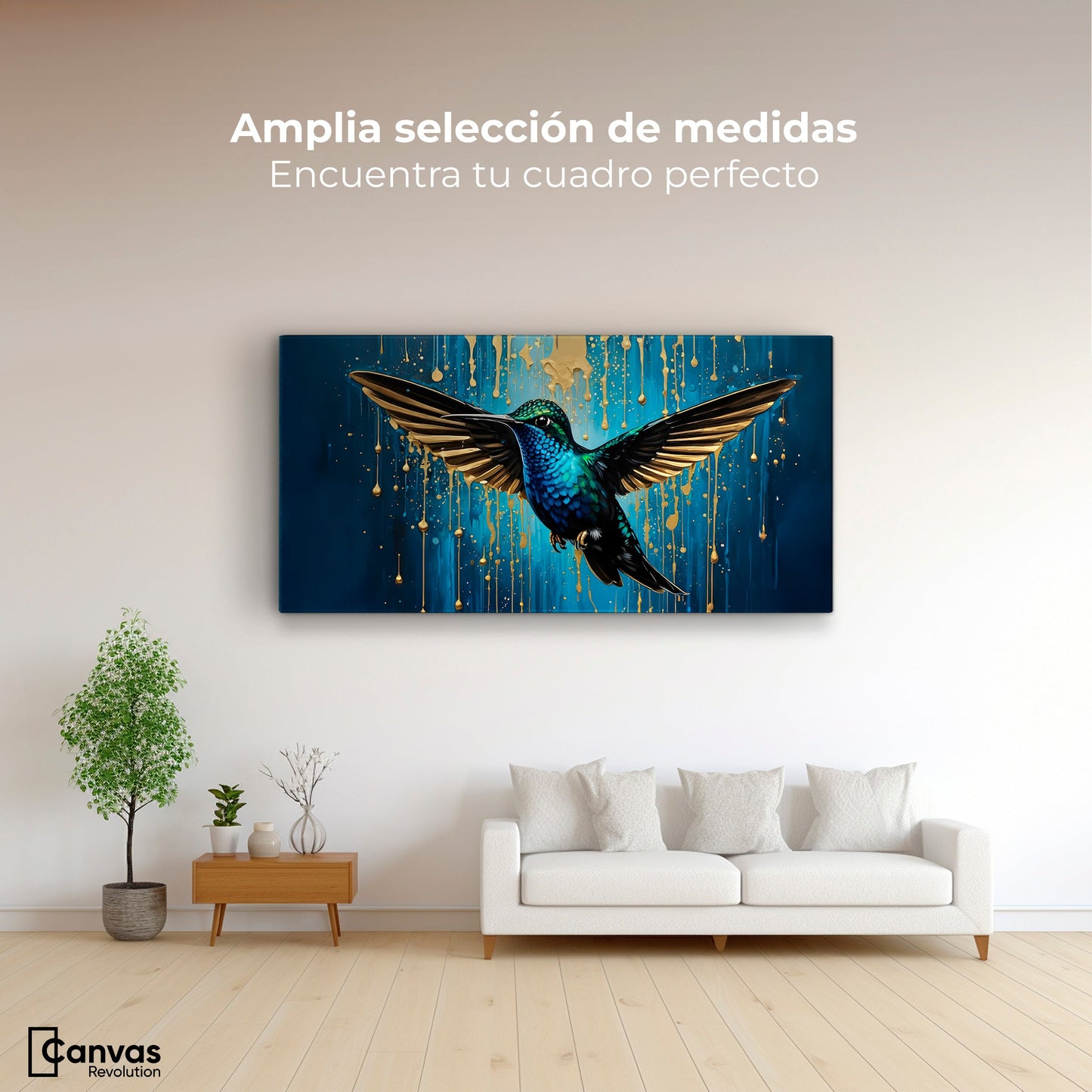 Cuadros Decorativos Canvas Revolution | Alas Celestiales | Montaje3