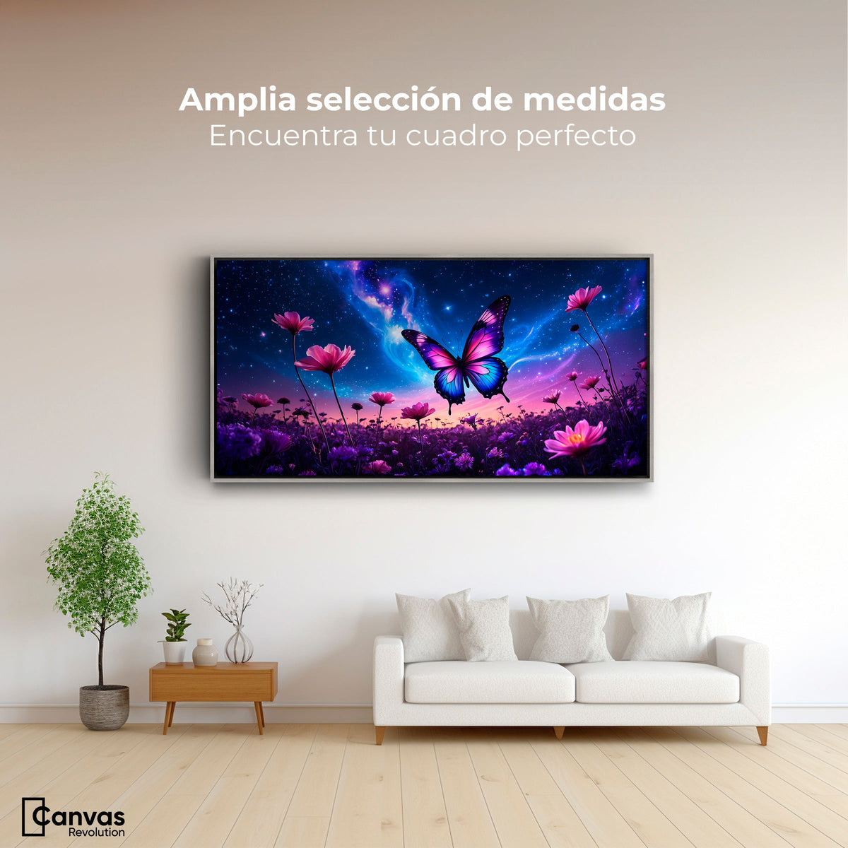 Cuadros Decorativos Canvas Revolution | Alas En El Silencio | Montaje3