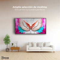 Cuadros Decorativos Canvas Revolution | Angel Vuelo Divino | Montaje3