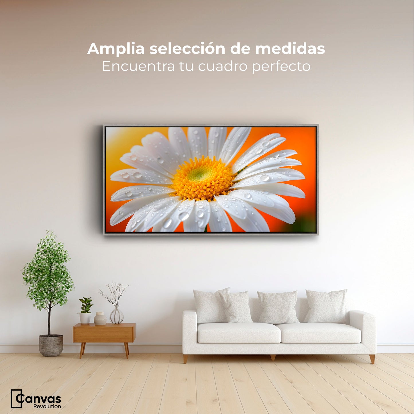 Cuadros Decorativos Canvas Revolution | Aura De Margarita | Montaje3