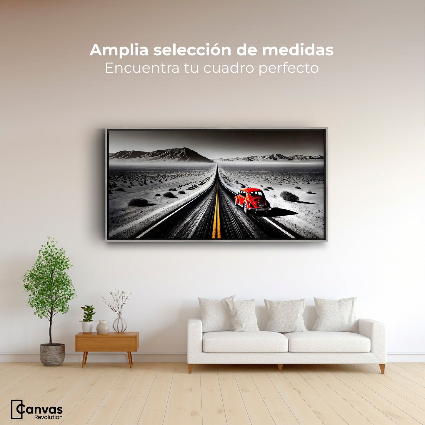 Cuadros Decorativos Canvas Revolution | Aventura Roja | Montaje3