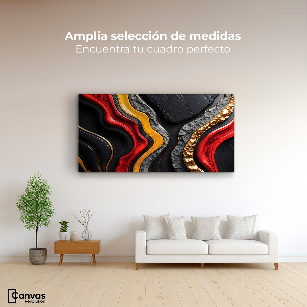 Cuadros Decorativos Canvas Revolution | Capas Etereas | Montaje3