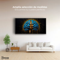 Cuadros Decorativos Canvas Revolution | Cerebro Luminoso | Montaje3