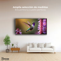 Cuadros Decorativos Canvas Revolution | Colibri Elegante | Montaje3