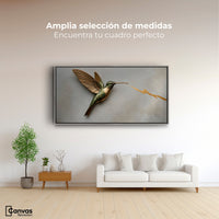 Cuadros Decorativos Canvas Revolution | Colibri Fuerza Luz | Montaje3