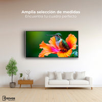 Cuadros Decorativos Canvas Revolution | Colibri Serenidad | Montaje3