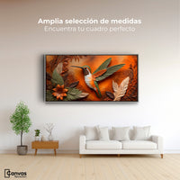 Cuadros Decorativos Canvas Revolution | Colibri Sublime | Montaje3