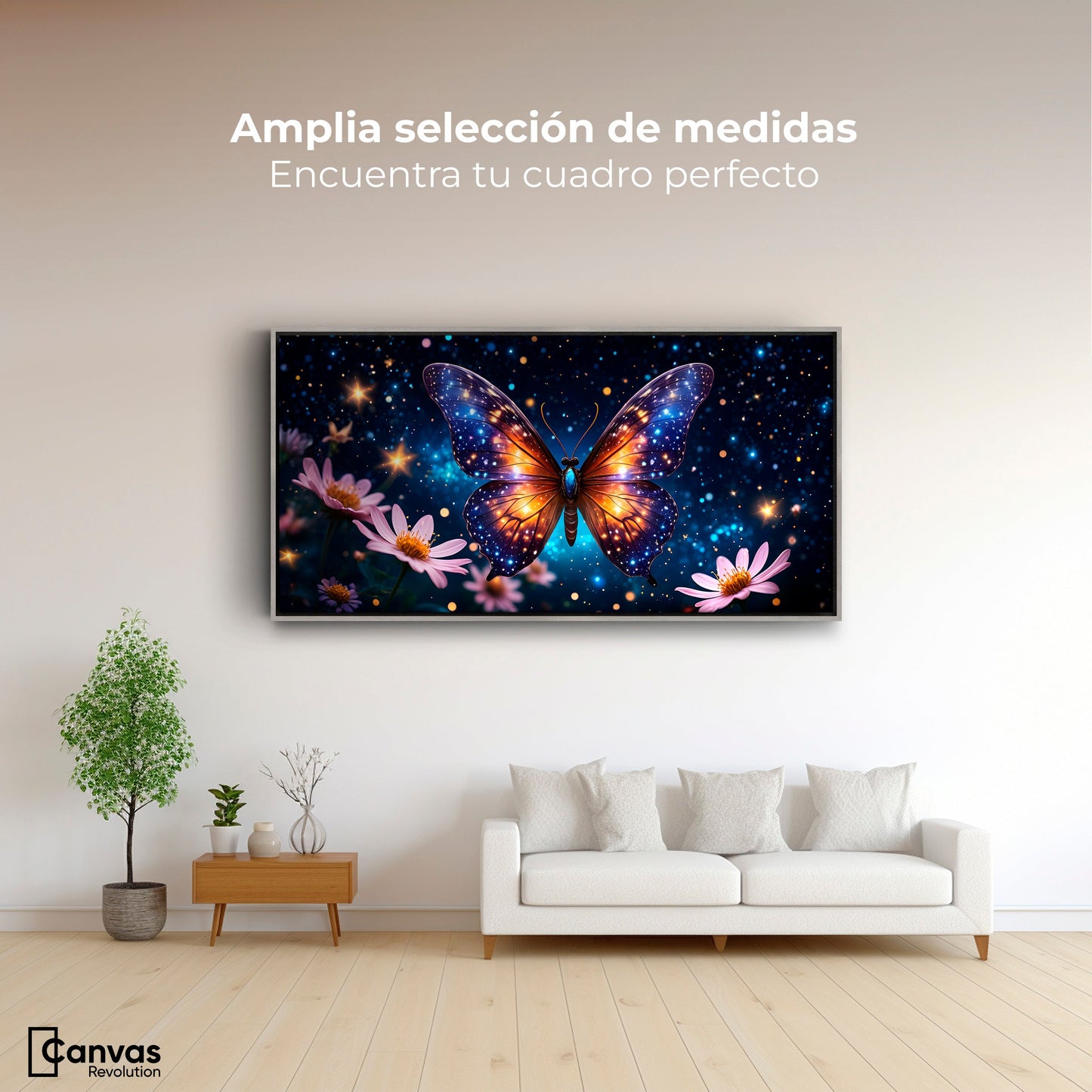 Cuadros Decorativos Canvas Revolution | Danza Brillante | Montaje3