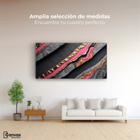Cuadros Decorativos Canvas Revolution | Elegancia Marmol | Montaje3