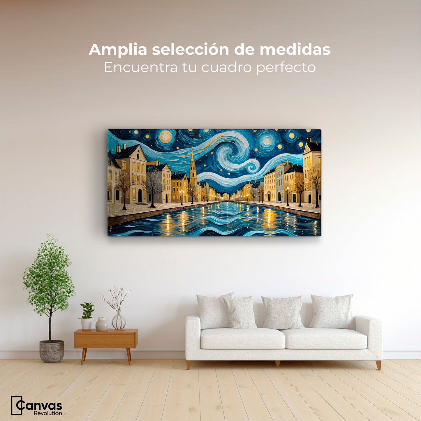 Cuadros Decorativos Canvas Revolution | Esencia Estrellada | Montaje3