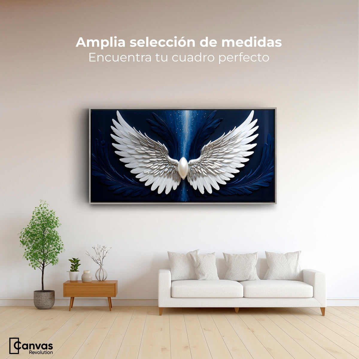 Cuadros Decorativos Canvas Revolution | Espiritu De Vuelo | Montaje3