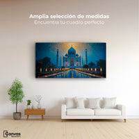 Cuadros Decorativos Canvas Revolution | Estrellas Taj Mahal | Montaje3