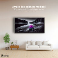 Cuadros Decorativos Canvas Revolution | Flores En El Agua | Montaje3