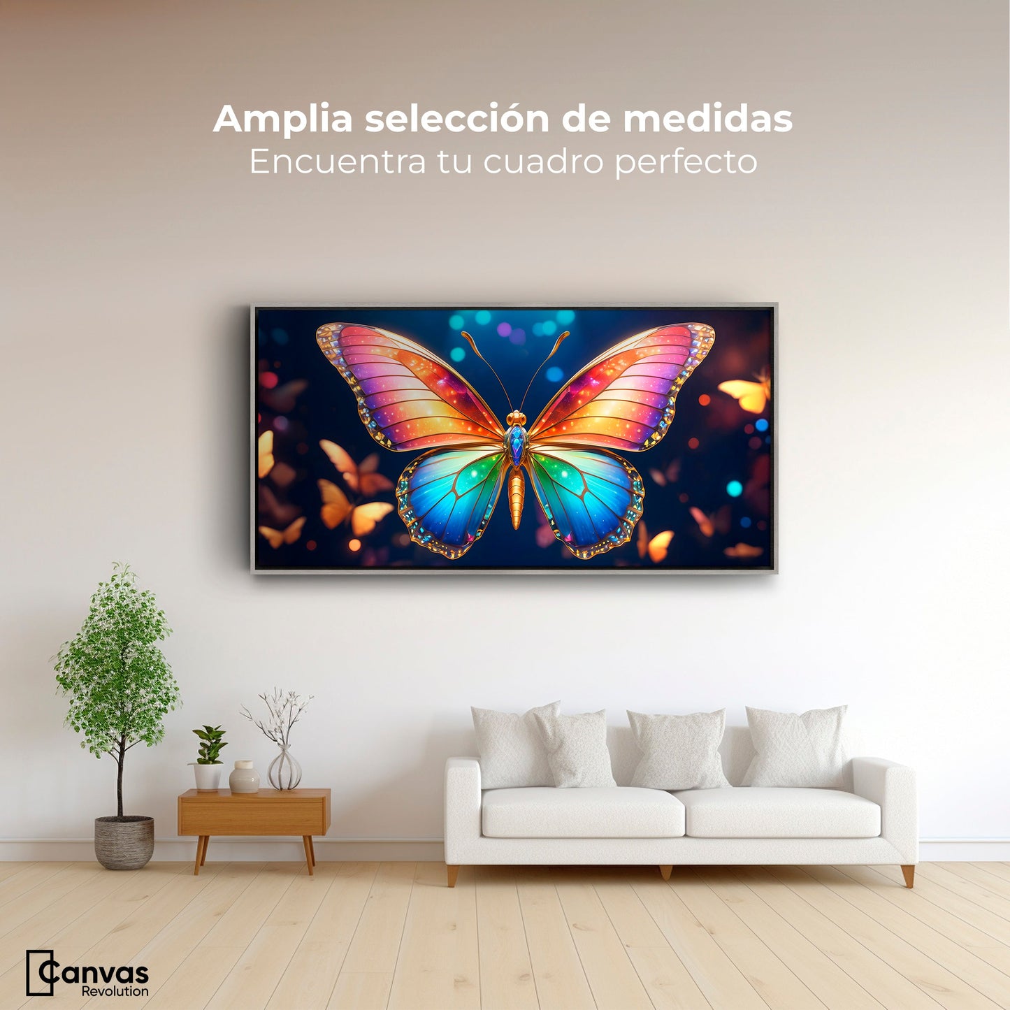 Cuadros Decorativos Canvas Revolution | Gemas En La Noche | Montaje3