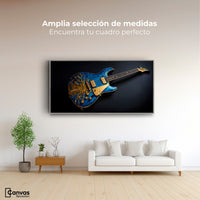 Cuadros Decorativos Canvas Revolution | Guitarra Estelar | Montaje3