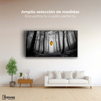 Cuadros Decorativos Canvas Revolution | Hoja En Silencio | Montaje3