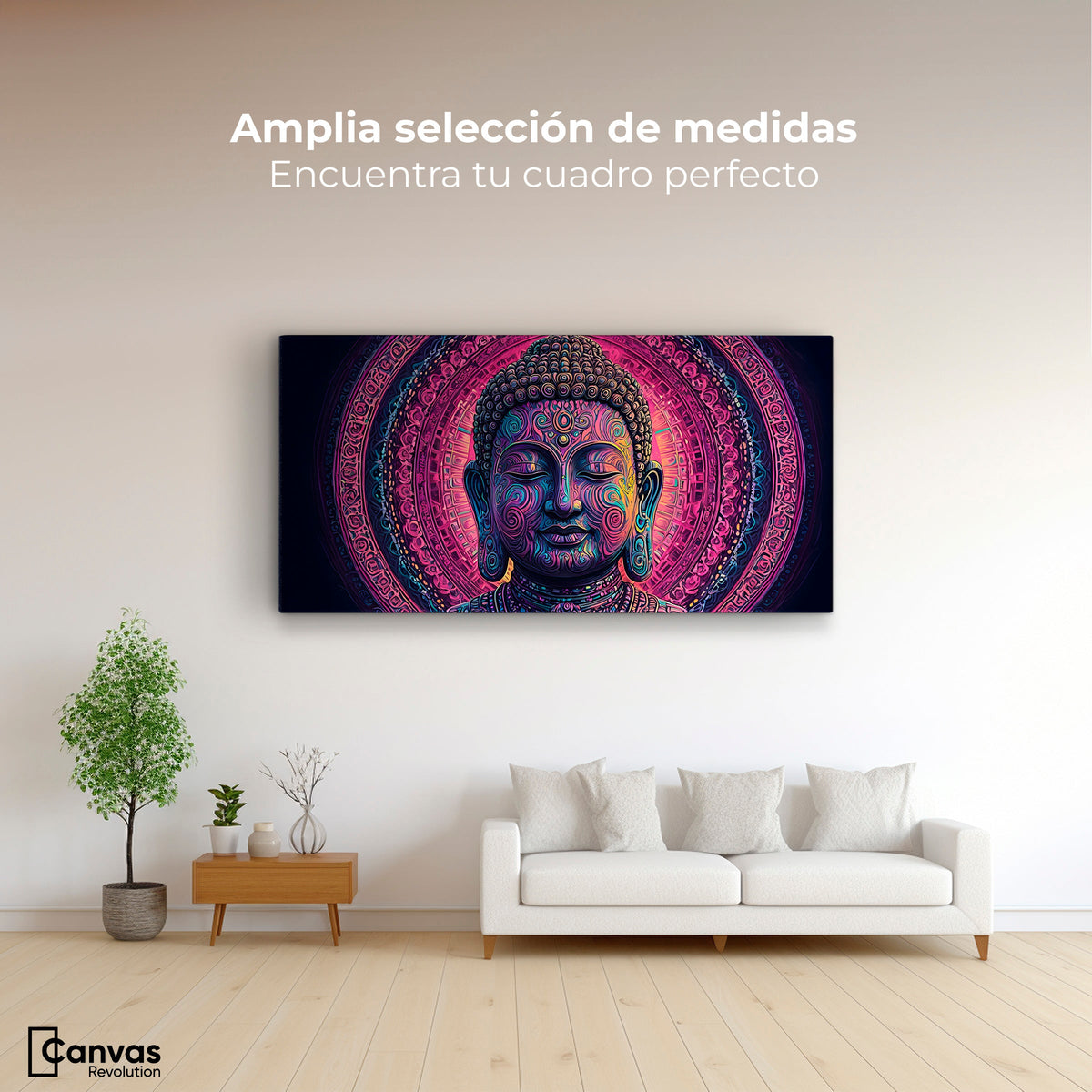 Cuadros Decorativos Canvas Revolution | Iluminacion Mistica | Montaje3