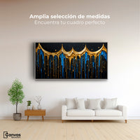 Cuadros Decorativos Canvas Revolution | Lluvia Brillante | Montaje3